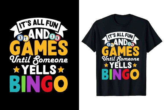 Download Casino Vintage Bingo T-shirt Design - Bingo Collection