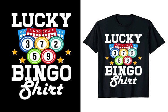 Download Casino Vintage Bingo T-shirt Design - Bingo Collection