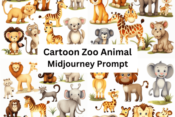 Download Prompt for Cartoon Zoo Animals - Prompt Collection